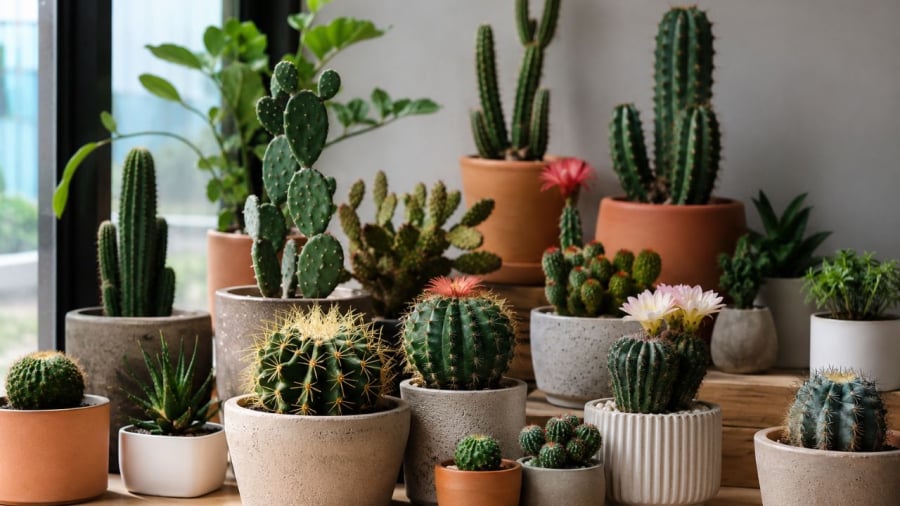 Cây xương rồng có nhiều gai nên bị xem là gây sát khí theo phong thuỷ