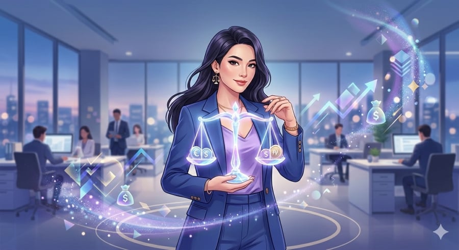 Thiên Bình có dấu hiệu khởi sắc về tiền bạc, đặc biệt ở những cơ hội đến đúng thời điểm quan trọng.