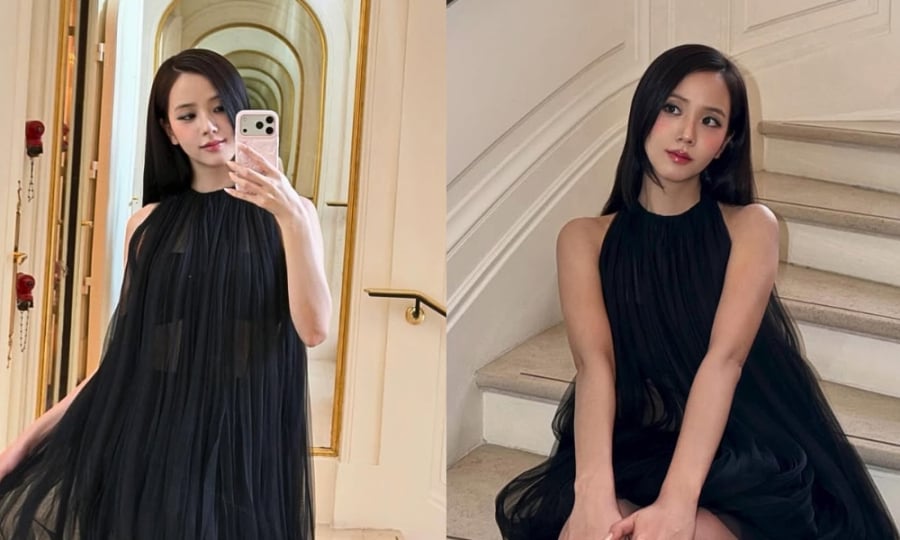 So với kiểu ngôi giữa quen thuộc, rẽ ngôi lệch giúp mái tóc trông mềm mại và có chiều sâu hơn.