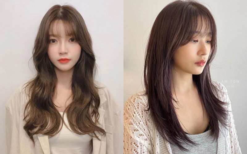  Kiểu tóc này mang lại cảm giác nhẹ nhàng, nữ tính và đặc biệt giúp gương mặt trông trẻ hơn rõ rệt.