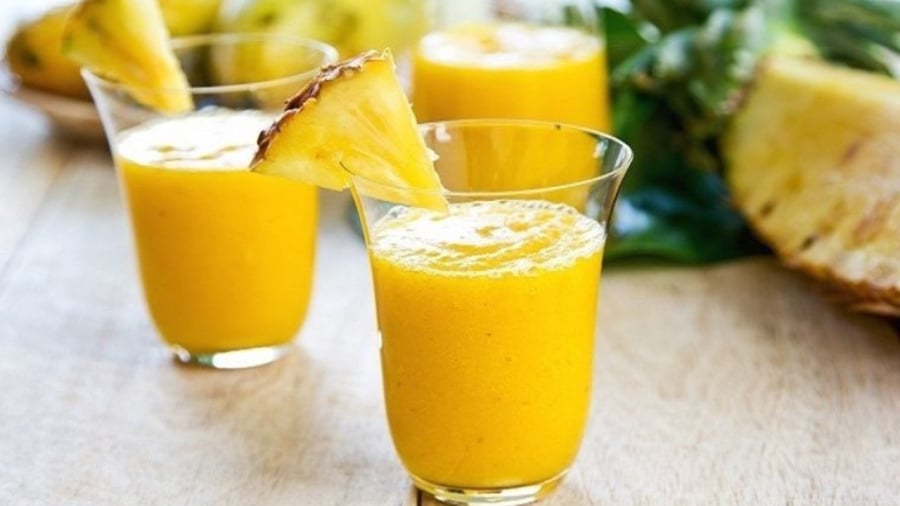 Nước ép dứa là đồ uống khoái khẩu của nhiều người