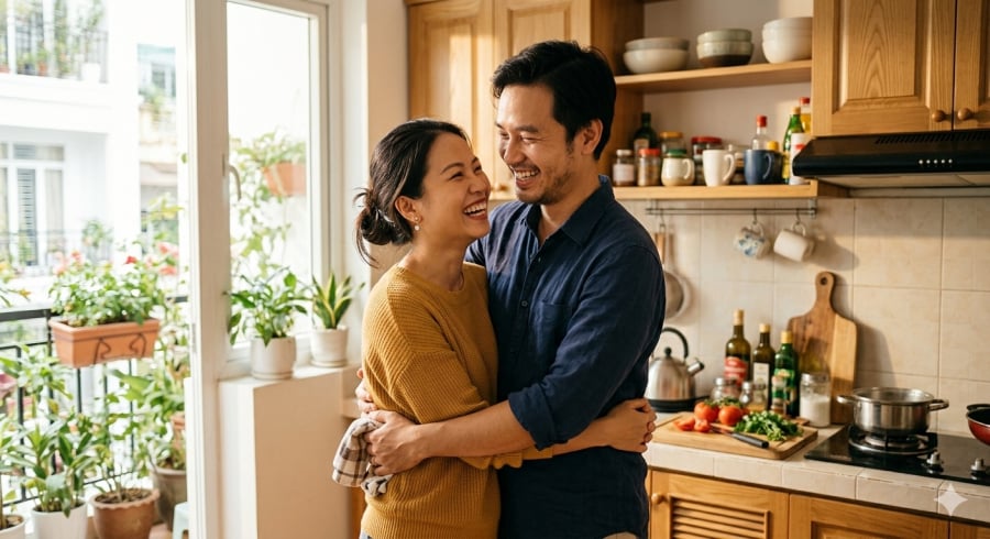 Phụ nữ biết cân bằng cảm xúc thường dễ xây dựng hôn nhân hạnh phúc.