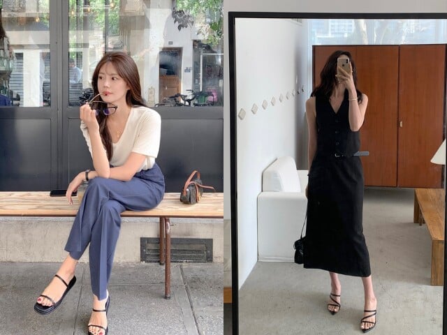 Nhắc tới giày dép mùa hè, sandal quai mảnh gần như là item không thể thiếu trong tủ đồ của nhiều cô gái. 