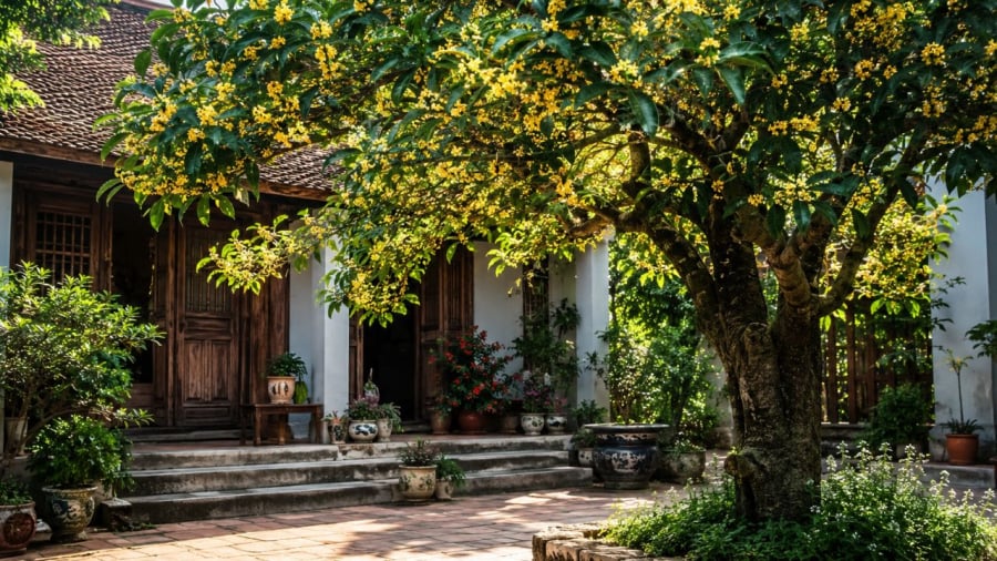 Cây mộc hương mang khí lành
