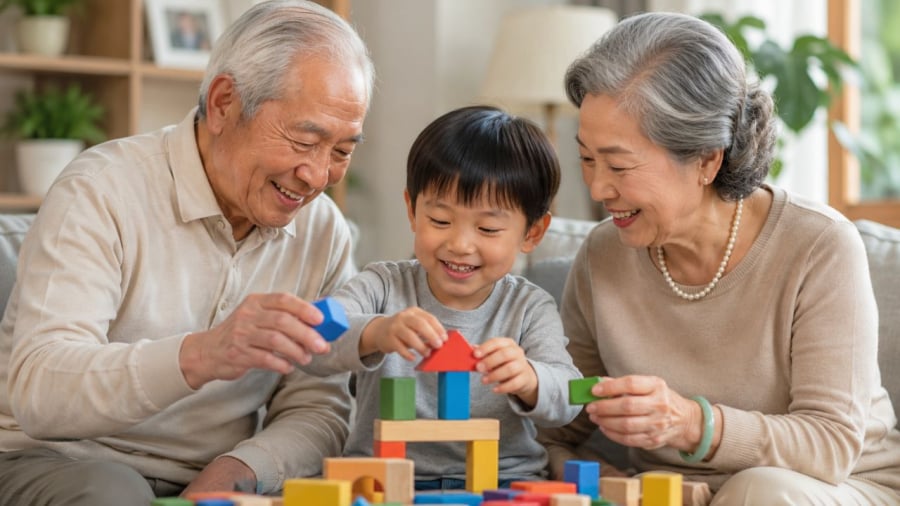 Khi có những bất đồng, cha mẹ cần biết lựa lời tránh để ông bà cảm thấy bị phủ nhận