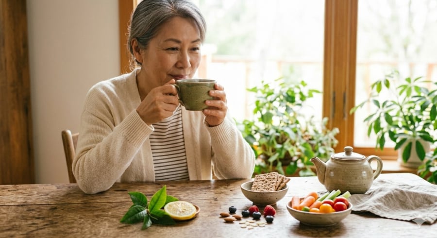 Chuyên gia khuyến nghị uống trà xanh điều độ kết hợp chế độ ăn khoa học để hỗ trợ kiểm soát mỡ máu.