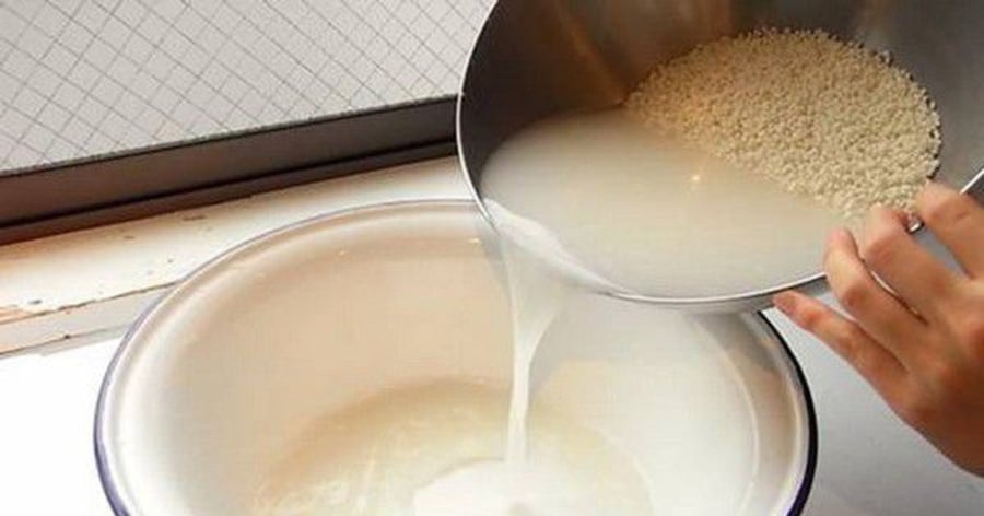 Nước vo gạo rất tốt cho làn da