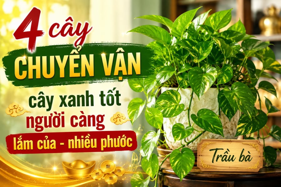 4 cây chuyển vận, cây xanh tốt người càng lắm của - nhiều phước