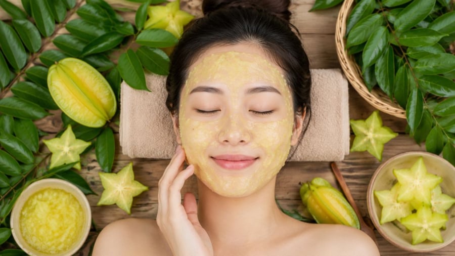 Đắp mặt nạ khế đúng cách có thể hỗ trợ làm sạch, sáng da
