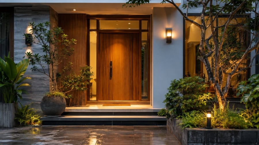 Cây cảnh trước cửa có thể gửi tín hiệu phong thuỷ
