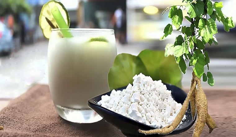 Bột sắn dây là thứ đồ uống rất phổ biến ở Việt Nam