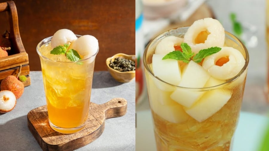 Trà vải là loại đồ uống dễ pha, rất hợp để giải nhiệt cho mùa hè.