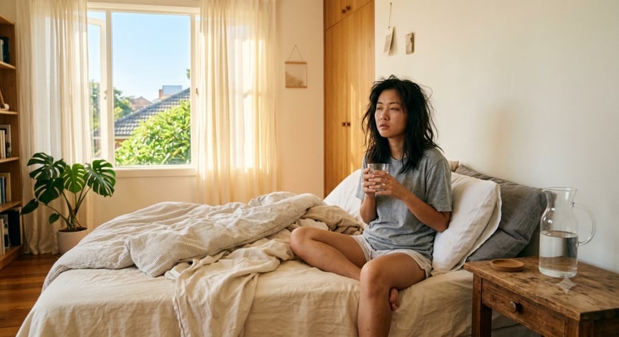 Khô miệng, mệt mỏi ngay khi thức dậy có thể là những dấu hiệu đầu tiên cho thấy cơ thể đang thiếu nước.