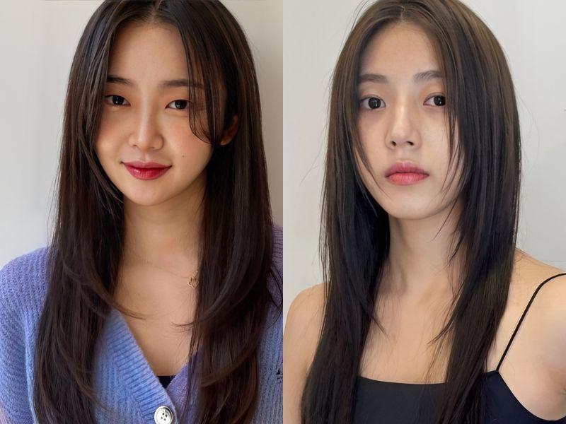 Những lớp tóc được tỉa xen kẽ tạo độ chuyển động tự nhiên, giúp mái tóc bớt nặng nề và ôm nhẹ vào hai bên gương mặt.
