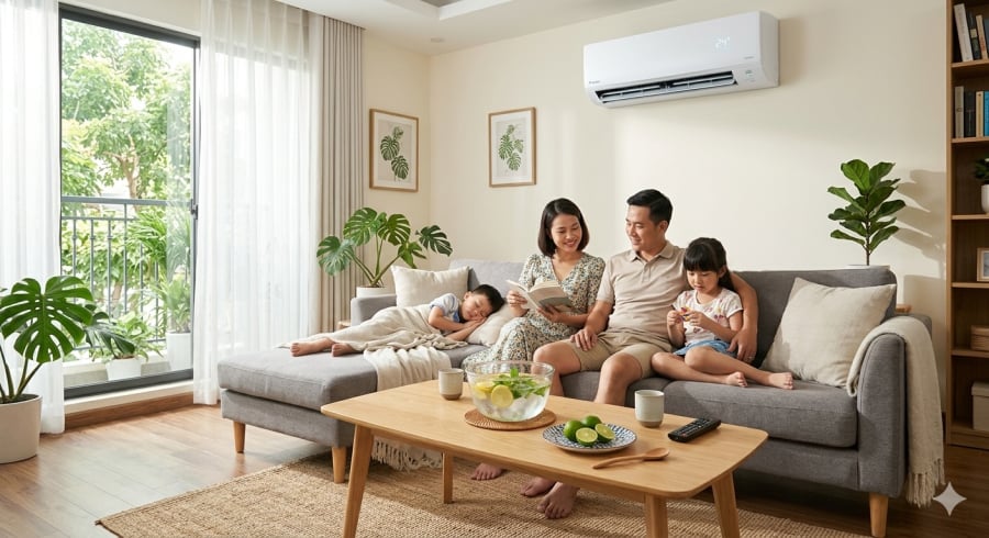 Bên cạnh việc sử dụng điều hòa hợp lý, thay nước thường xuyên và giữ phòng thông thoáng cũng góp phần nâng cao chất lượng không khí trong mùa hè.