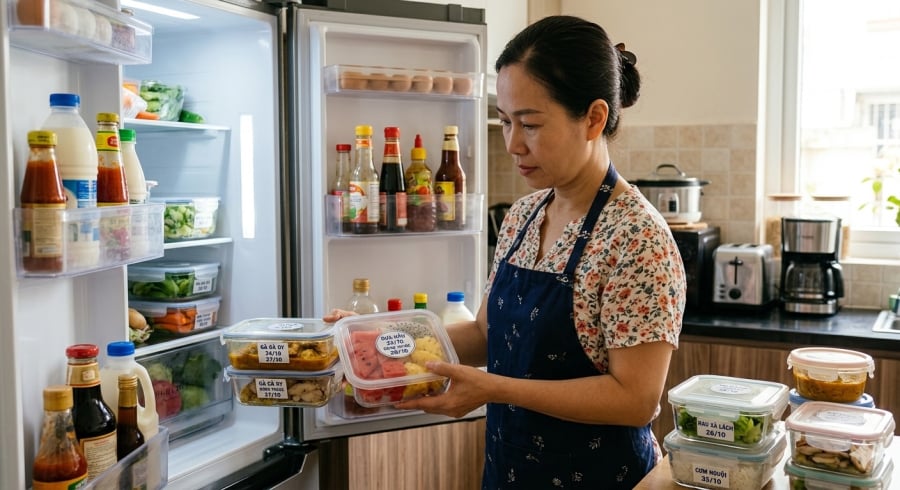 Ghi nhớ thời gian bảo quản và sử dụng thực phẩm đúng hạn là cách đơn giản giúp giảm nguy cơ nhiễm khuẩn, bảo vệ sức khỏe cả gia đình trong mùa nóng.