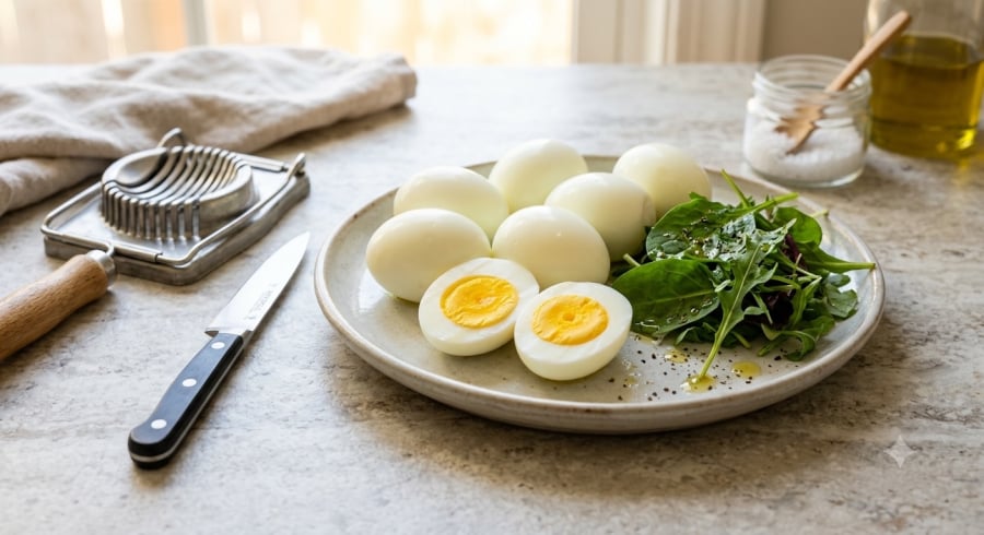 Một vài mẹo nhỏ trong khâu làm nguội và bóc vỏ có thể giúp trứng luộc giữ được hình thức đẹp mắt hơn khi chế biến món ăn.