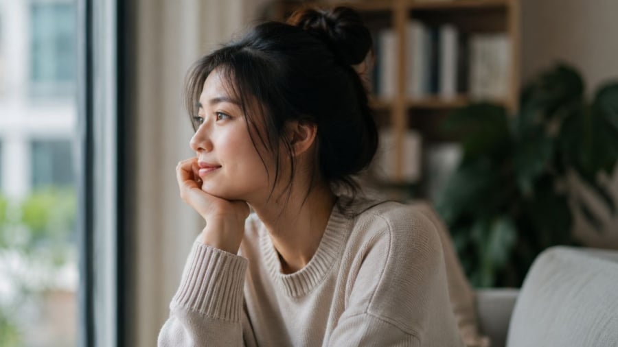 Nhiều người giấu tâm trạng qua nụ cười