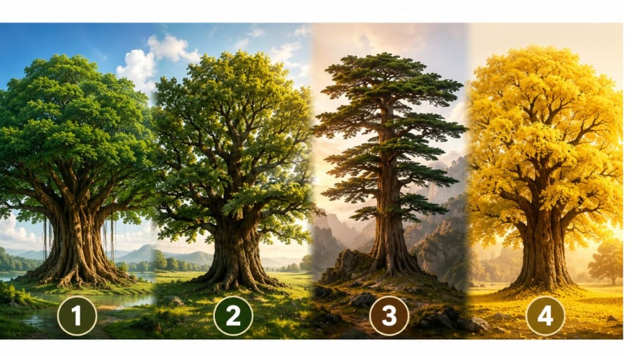 Bạn bị thu hút bởi cái cây nào nhất?