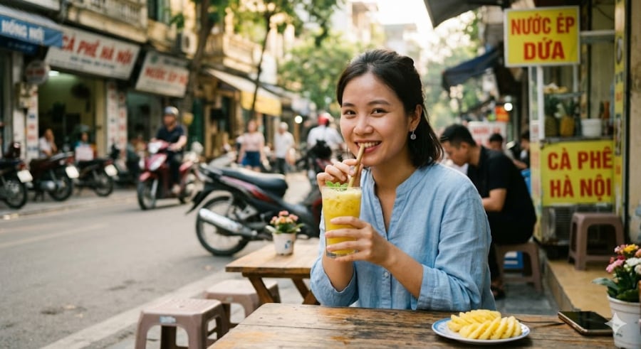 Bên cạnh đó, hàm lượng Vitamin C và chất chống oxy hóa dồi dào trong dứa chính là chìa khóa kích thích sản sinh collagen, giúp làn da của chị em luôn căng mịn, hồng hào bất chấp quá trình sụt cân.    