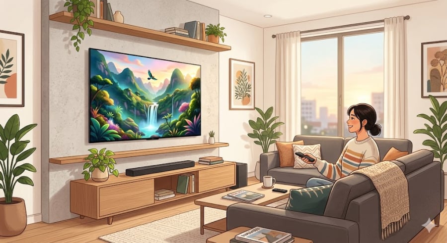 99% người dùng tivi hiện nay chỉ bấm nút Tắt trên chiếc điều khiển từ xa (Remote) rồi bỏ đi. 