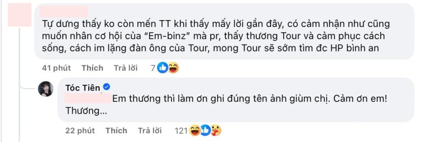 Tóc Tiên nói gi khi bị nghi lợi dụng Touliver để chiêu trò PR