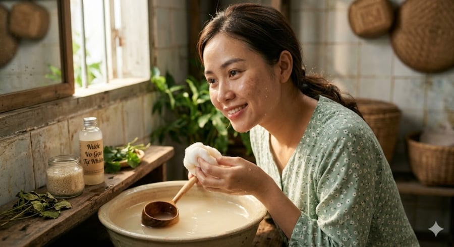 Để nước vo gạo phát huy tối đa công dụng làm đẹp và không gây kích ứng, bạn không nên dùng trực tiếp nước vừa vo xong mà hãy áp dụng 3 công thức tinh chế dưới đây.    