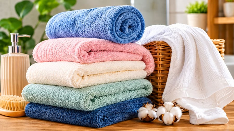 Khăn tắm cẩn thận cũng rất nhiều vi khuẩn