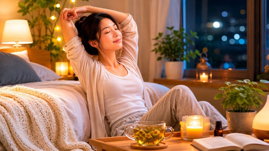 Một vài động tác thư giãn có thể giúp bạn dễ ngủ hơn