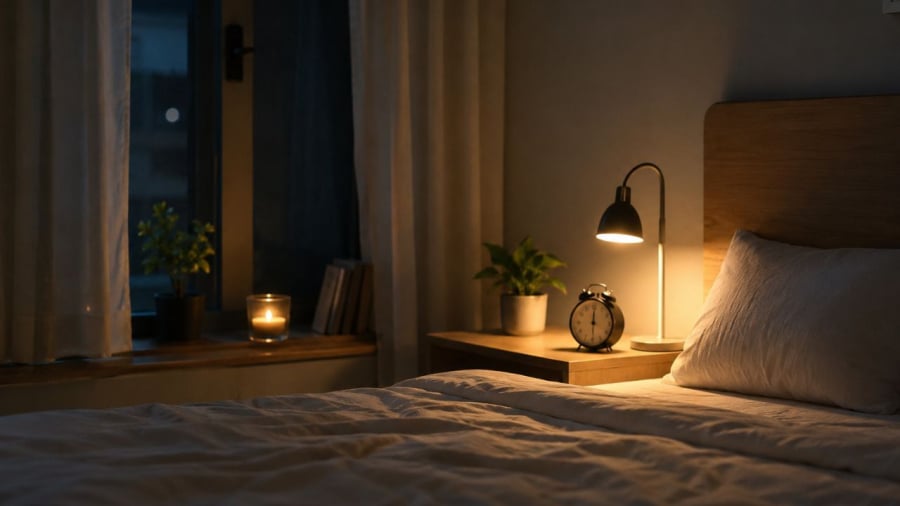 Nên giảm ánh sáng để dễ dàng ngủ hơn