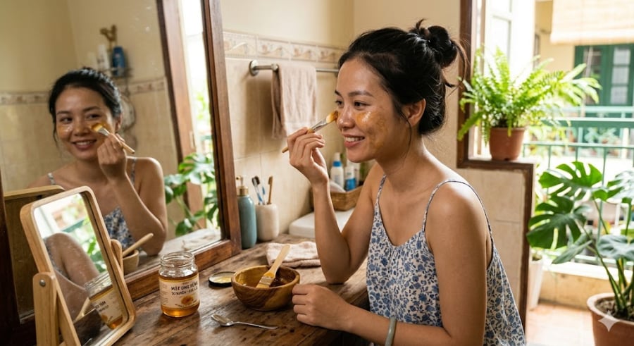 Để đạt hiệu quả tối ưu chỉ sau 2 tuần, bạn nên kết hợp mật ong với các nguyên liệu tự nhiên có tính kháng viêm và làm sáng da an toàn dưới đây