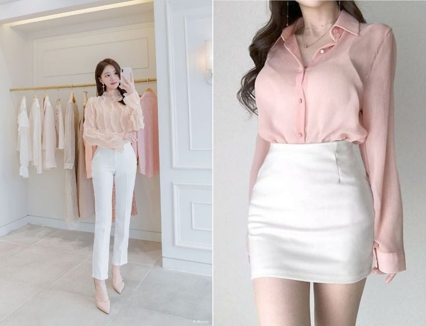 Những biến tấu nhỏ này giúp bộ trang phục trở nên nổi bật mà vẫn giữ được vẻ thanh lịch cần thiết.