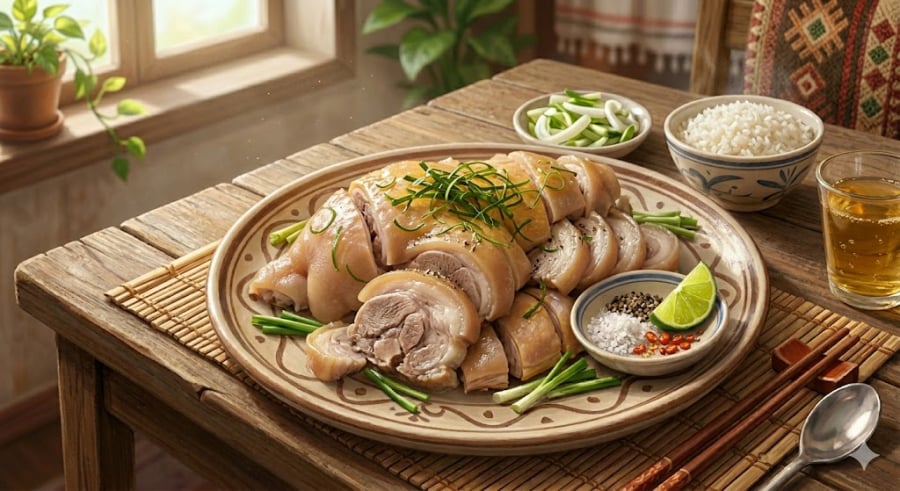 Để miếng thịt chân giò đạt điểm 10 chất lượng — ngoài chín tới, trong trắng hồng, da giòn ngậy — bạn cần áp dụng quy trình 