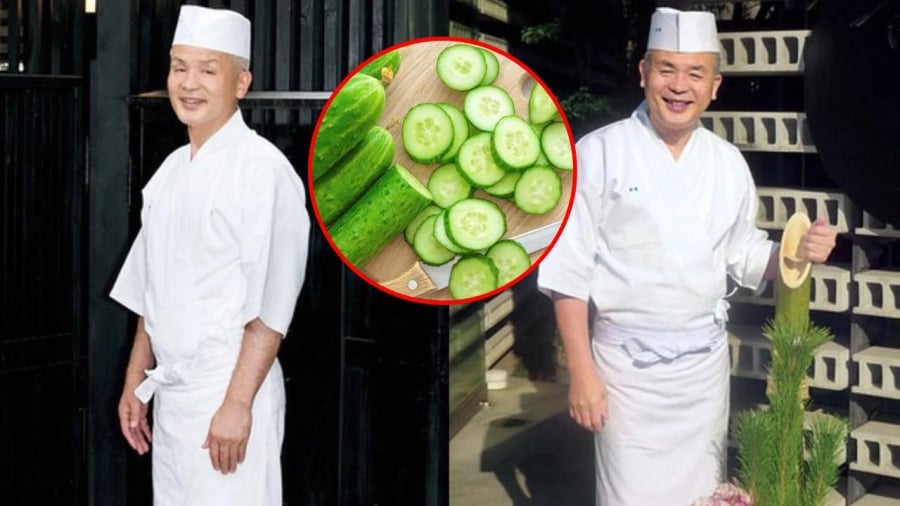 Theo EDH, đầu bếp Michelin Nozaki Hiroaki, tổng bếp trưởng nhà hàng 