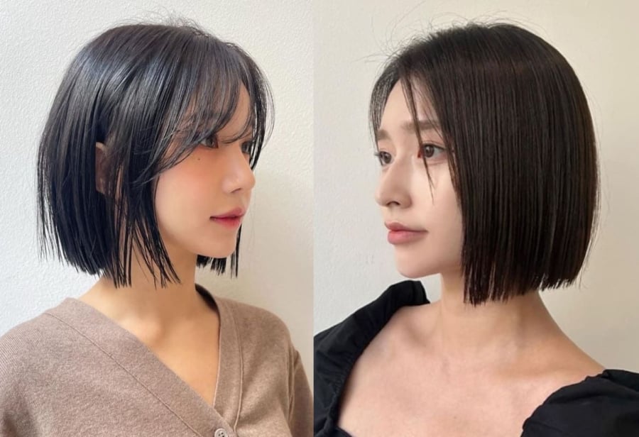 Khi được điều chỉnh độ dài phù hợp, phần tóc hai bên giúp cân đối tỷ lệ khuôn mặt và tạo cảm giác các đường nét trở nên thanh thoát hơn.