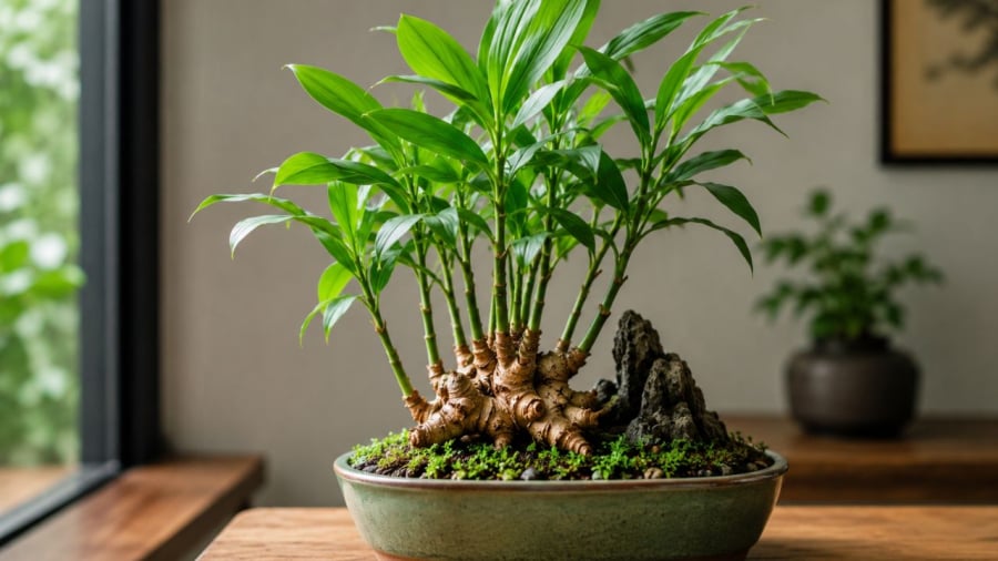 Gừng cảnh khá dễ trồng