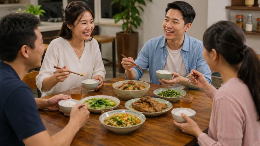 Ăn cơm nên ăn gì trước?