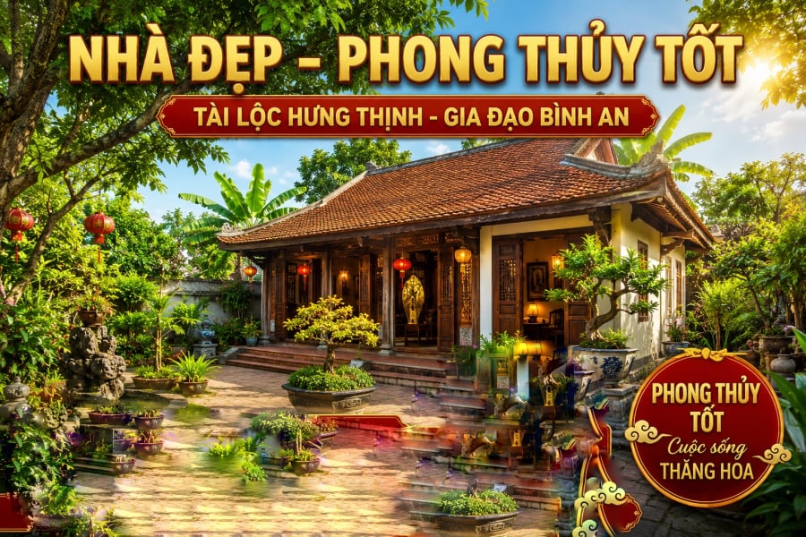 Dấu hiệu ngôi nhà có phong thủy tốt
