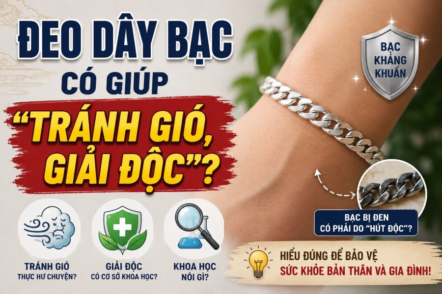 Đeo dây bạc có giúp 