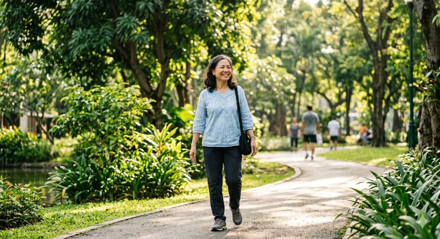 Nhiều phụ nữ sau tuổi 50 tìm thấy niềm vui từ những điều giản dị và dành nhiều thời gian hơn để chăm sóc bản thân.