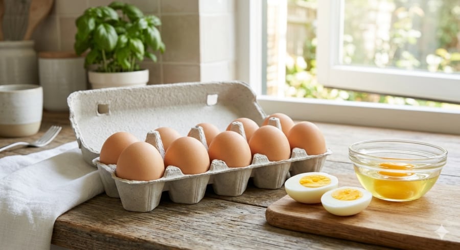 Trứng gà công nghiệp có sản lượng lớn, giá thành hợp lý và vẫn cung cấp nhiều dưỡng chất quan trọng cho cơ thể.