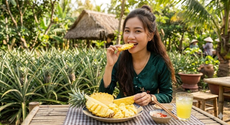 Nhiều người có thói quen ăn dứa vào buổi sáng hoặc lúc đói với mục đích giảm cân, thanh lọc cơ thể. Tuy nhiên, đây là một sai lầm tai hại.    
