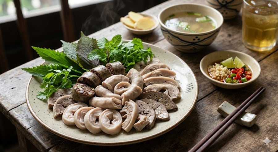 Lòng non, lòng già (thịt trường, dồi) là món khoái khẩu của đấng mày râu nhưng lại là 