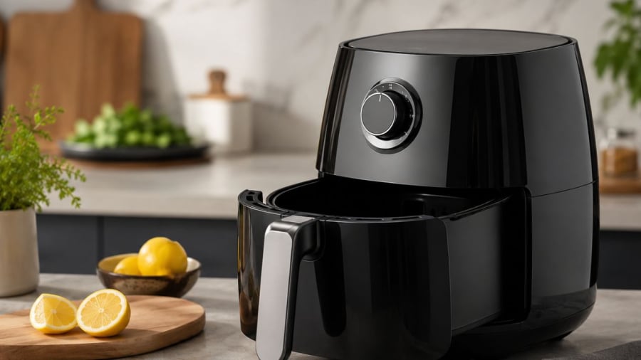 Chanh có thể giúp khử mùi nồi chiên không dầu