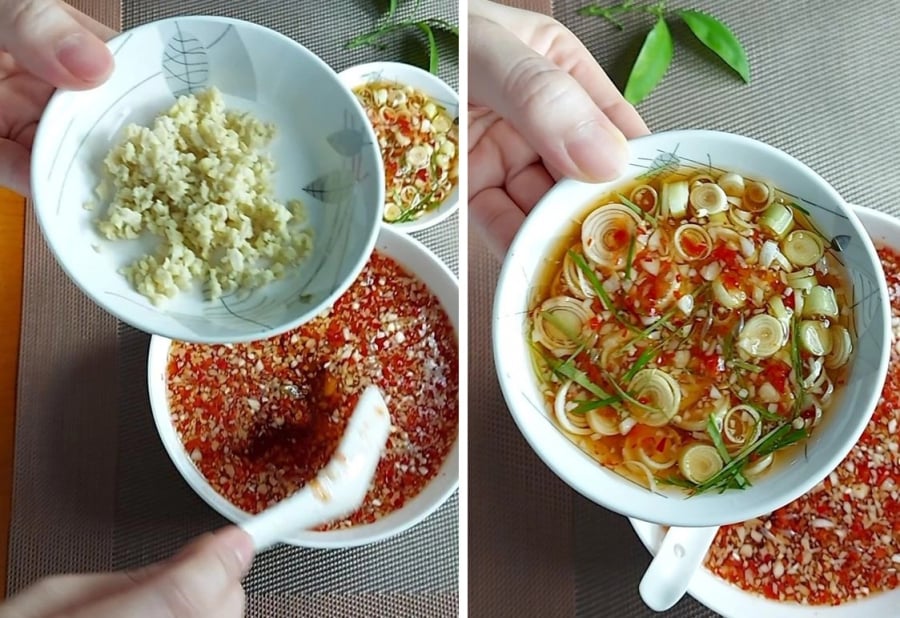 Công thức pha nước chấm mắm tỏi, hợp mọi món ăn