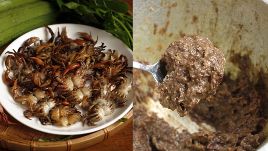 Việc giã cua bằng tay tốn thời gian và công sức hơn nhưng giúp bạn nấu được bát canh cua thơm ngon hơn.
