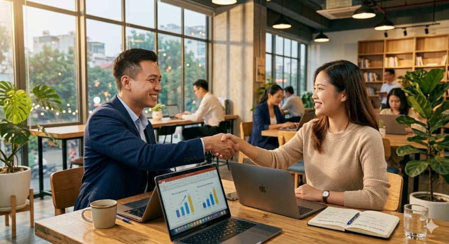 Đôi khi, một cuộc gặp gỡ hay một lời giới thiệu đúng thời điểm cũng có thể trở thành bước ngoặt trong sự nghiệp.
