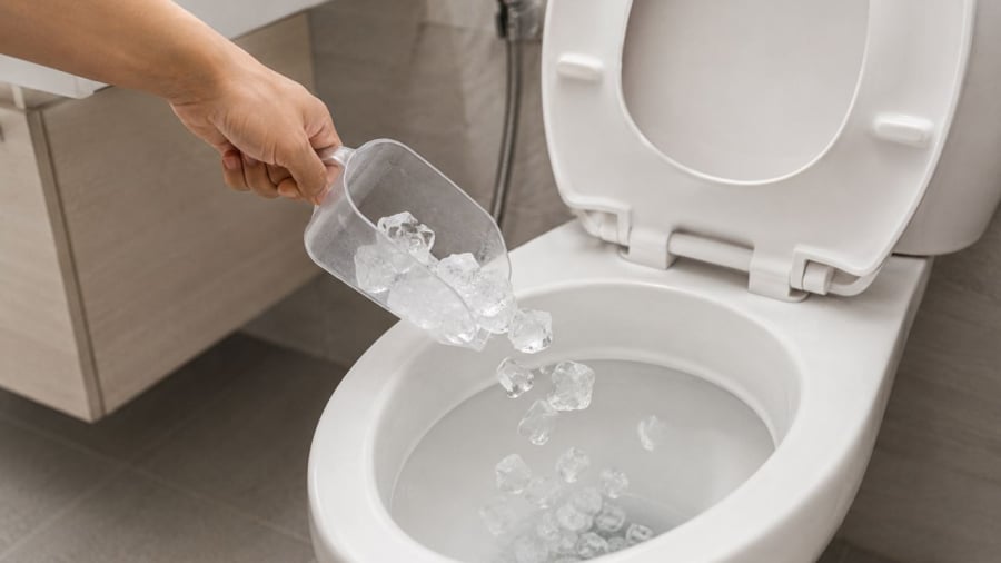 Đá lạnh giúp giảm mùi hôi nhờ cơ chế hoạt động của chúng