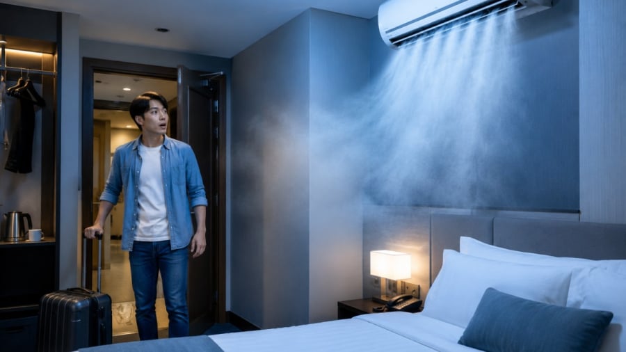 Giảm cảm giác ẩm và mùi trong phòng    