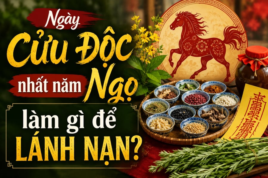Ngày Cửu Độc nhất năm Ngọ làm gì để lánh nạn?  Để lánh nạn và giữ gìn sức khỏe, bạn cần tiết chế sinh hoạt, tránh xa tà dâm, ăn uống thanh đạm và giữ tâm an yên, tĩnh dưỡng.